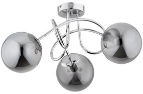 Prisadený luster BANKO 3xE14/10W/230V lesklý chróm