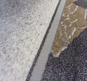 BE Koberec Siesta 1151 BEIGE GREY – sivý obdĺžnikový Rozmer: 200x290 cm