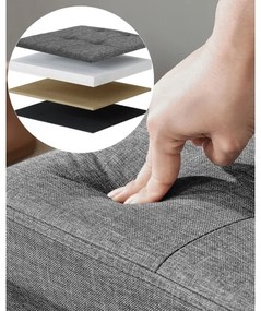 Lavica SULTAN tmavosivá