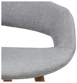 Sada 2 sivých barových stoličiek Actona Gill