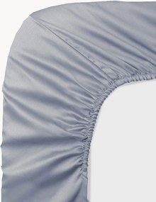 Elastická plachta na kontinentálnu posteľ z bavlneného saténu Ava