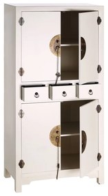 Biela skrinka 63x131 cm Oriente – Ixia