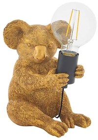 Endon 95082 - Stolná lampa KOALA 1xE27/10W/230V zlatá