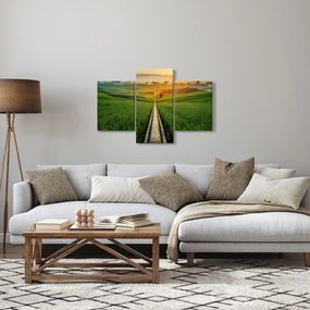 Obraz - Východ slnka nad údolím (90x60 cm)