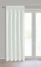 ZÁVES NA PÁSKE VELMA 140X270 CM BIELA