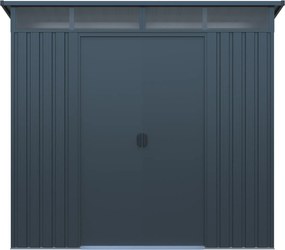 Záhradný domček BestBerg ZD-808G / 5,6 m² / 236 × 238 × 203 cm / sivá