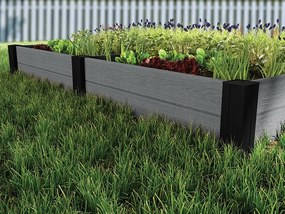 Vyvýšený záhon Keter Vista Modular Garden Bed - šedý