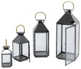 Lantern Giardino set svietnikov čierny