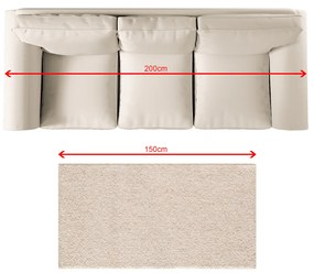 Koberec Solaro cream/camel 80x150 cm