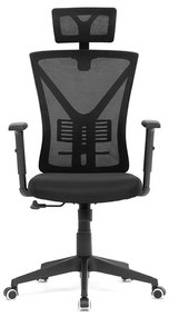 Autronic BONTEC Kancelárska stolička, hojdací mechanizmus, čierna sieťovina, KA-Q851 BK Farba: Čierna