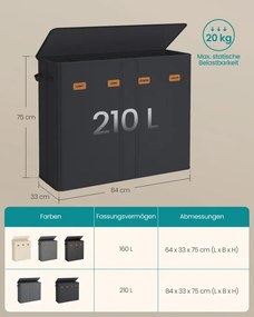 Kôš na bielizeň RLH014B01