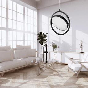 Toolight Toolight, LED závesné svietidlo 26cm, 5W, 4000K, APP1790-CP, čierna, OSW-06067