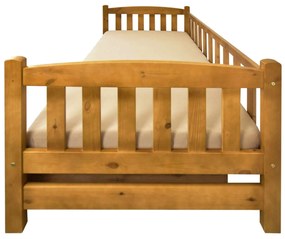 Wilsondo Detská posteľ so zábranou Oľga 2 - dub Rozmer: 200x90