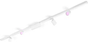 Philips-SADA 4xLED RGB  Stmievateľné svietidlo do lištového systému Hue LED RGB/20,8W/230V