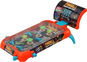 LEAN Toys Obratnostná hra Pinball – LED svetlá, zvuky, tabuľka skóre