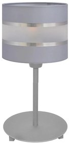 Stolná lampa HELEN 1xE27/15W/230V šedá/strieborná