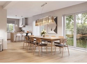 Searchlight 9838-8CC - Luster na lanku CLARISSA 8xE14/40W/230V