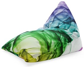 Sedací vak Triangl farebný efekt, farebná