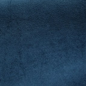 Dekorstudio Komplet 2ks tmavomodrých zamatových závesov DARLA 140x250cm