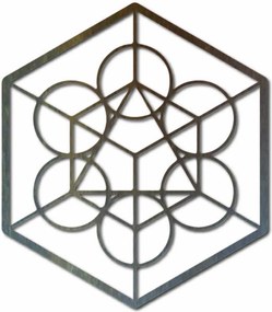 Drevený geometrický obraz na stenu žatva: Prírodná preglejka - Topoľ  natural Rozmer 50 cm 3966-50093 PR0336