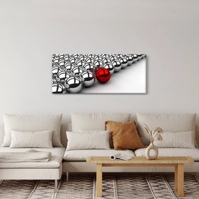 Obraz lesklých gulí (120x50 cm)