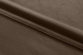 Hnedý zatemňovací záves VELVET 135x250 cm Zavesenie: Riasiaca páska