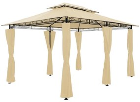 Záhradný Altánok Pavilón TOPAS 220g/m 4x3m svetlo šedý