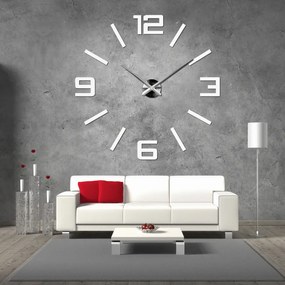 Moderné nalepovacie hodiny na stenu z plexiskla – tichý chod  I SENTOP X0037