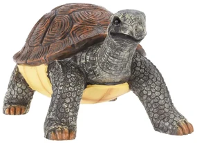 Záhradná figúrka z polyresinu Large Turtle, 12x19 cm, viacfarebná