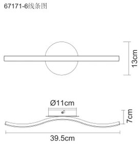 Globo 67171-6 - LED Stropné svietidlo EVITA LED/6W/230V