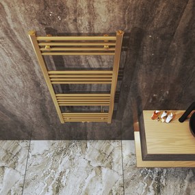 Gamma Simple, vykurovacie teleso 500x1200 mm, 487 W, zlatá matná, GMA-SIMP-50120-BGD