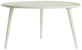 Krémový kovový okrúhly konferenčný stolík ø 67,5 cm Babina – Light &amp; Living