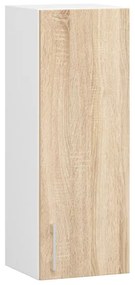 Horná kuchynská skrinka LIMA W30 D1 H720 biela / dub sonoma