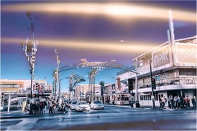 Obraz ulice v Las Vegas (90x60 cm)