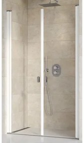 Sprchové dvere RAVAK Chrome CSDL2-120 white+Transparent 0QVGC10LZ1