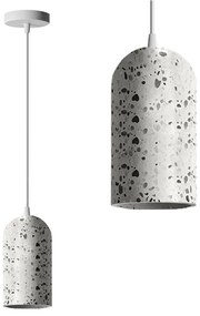 Toolight Toolight, závesná betónová lampa 1xE27 APP996-1CP, biela terrazzo, OSW-07553