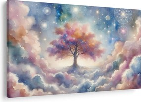 Obraz – Strom života v oblakoch (90x60 cm)