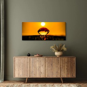 Obraz sklenené kvapky (120x50 cm)