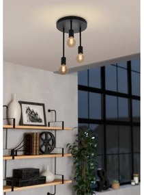 Eglo 43126 - Luster na tyči WILMCOTE 3xE27/60W/230V
