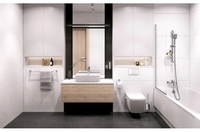 Novaservis - Vaňová súprava s batériou METALIA lesklý chróm