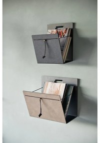 Kovový/z eko kože stojan na časopisy Bull L – LIND DNA