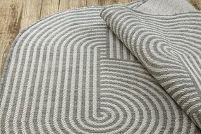 Koberec ORGANIC 1835 geometrický, krémový / sivý