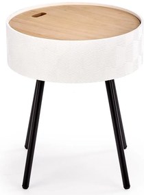 Konferenčný stolík Aura biela