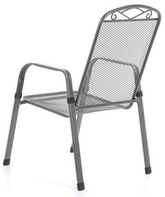 Záhradná stolová zostava Tito - 6 miest, sivá