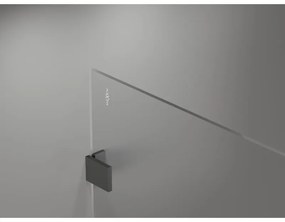 Mexen Lunar sprchová stena ľavá 80 x 200 cm, 8mm číre sklo, brúsený grafit, 830-080-000-66-00-L