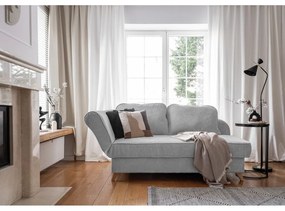 Svetlosivá menčestrová leňoška (ľavý roh) Chic Charlotte – Miuform