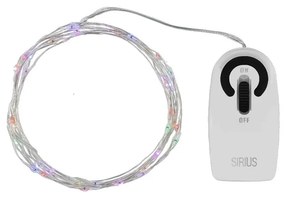 Svetelná reťaz počet žiaroviek 40 ks dĺžka 390 cm Knirke multi – Sirius