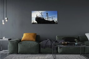 Obraz canvas loď neba 120x60 cm