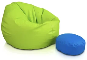 Sedací vak Sakwa L z ekokože – pohodlný, ľahko čistiteľný, elegantný vak pre deti aj dospelých Farba: E01 - Biela
