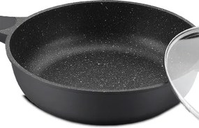 Wok mramorová pánev s poklicí Royalty Line RL-BW28M o průměru 28cm